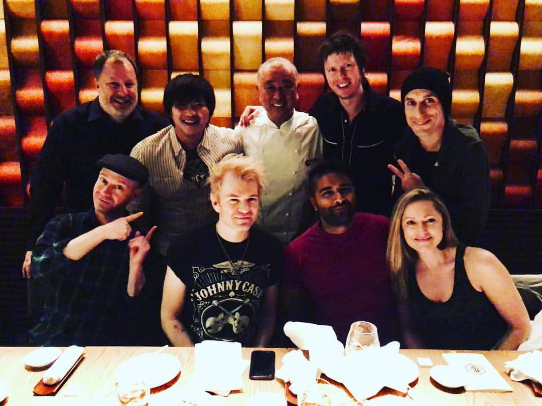 Sum 41さんのインスタグラム写真 - (Sum 41Instagram)「Mr. Biz birthday dinner at @tokyonobu with Nobu. 🎂#NobuTokyo #Nobu」3月20日 9時38分 - sum41