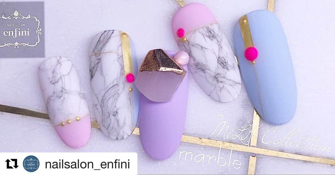 initygel_officialさんのインスタグラム写真 - (initygel_officialInstagram)「#Repost @nailsalon_enfini with @get_repost ・・・ marble* #nail#gelnail#nailart#ネイル#ネイルアート#ジェルネイル#ジェルアート#ネイルデザイン#手描きアート#ジェル#美甲#指甲#nailsalon#instanail#札幌#enfini#アンフィニ#젤네일#네일#大人ネイル#nailist#オフィスネイル#トレンドネイル#春ネイル#initygel #アイニティジェル#冬ネイル#ミルクコレクション#大理石ネイル」3月20日 10時42分 - initygel_official