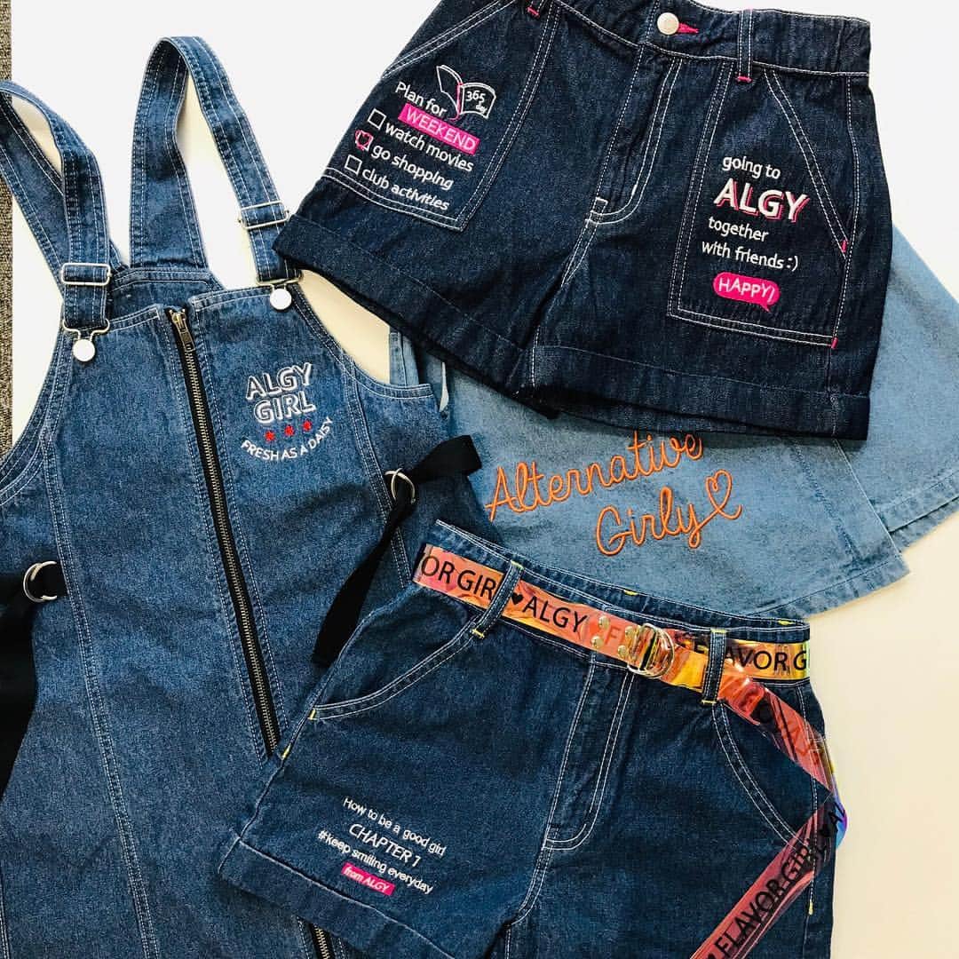ALGY 【alternative + girly ＝ ALGY 】さんのインスタグラム写真 - (ALGY 【alternative + girly ＝ ALGY 】Instagram)「. 🌈Spring🌈 春デニム💓  #algy#アルジー#新作#spring#デニム」3月20日 11時12分 - algy_official