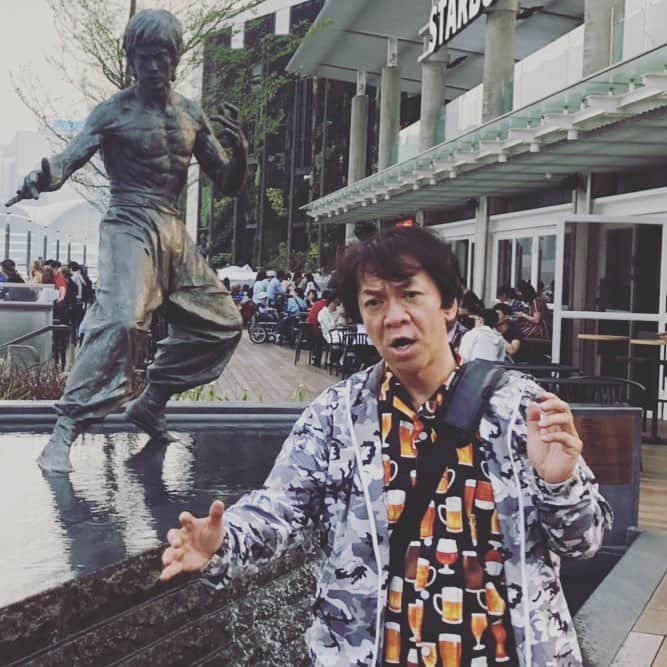 河崎実さんのインスタグラム写真 - (河崎実Instagram)「香港のブルースリー像 #ブルースリー」3月20日 11時48分 - kawasakiminoru