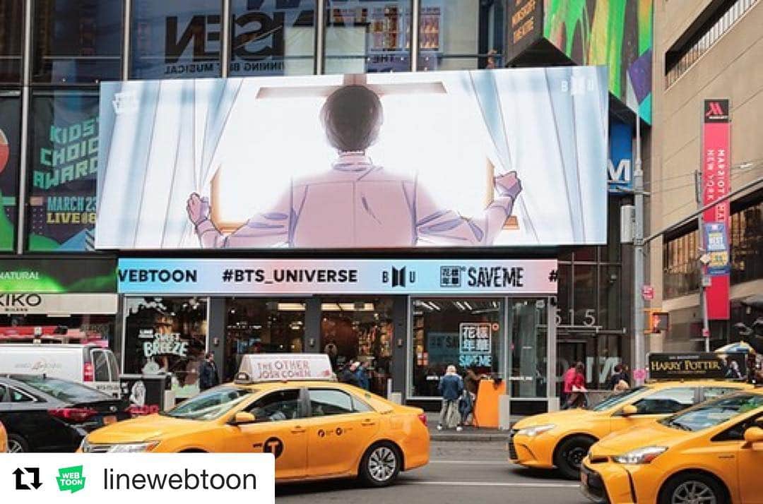 LINE FRIENDSさんのインスタグラム写真 - (LINE FRIENDSInstagram)「#Repost @linewebtoon with @get_repost ・・・ Have you checked out the exclusive figurines from THE MOST BEAUTIFUL MOMENT IN LIFE PT.0 [SAVE ME]? They’re on display at the @linefriends store in Times Square until April 18th! — Note: Figurines are NOT for sale❗️ — #bu_official #bu_webtoon #saveme #bts_theory #bts_universe #BTS #webtoon」3月20日 12時04分 - linefriends