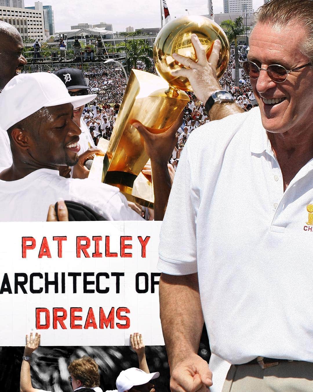 Miami HEATさんのインスタグラム写真 - (Miami HEATInstagram)「‪Today we celebrate The Godfather!‬ ‪Join us in wishing the man with one of the best jewelry collections in NBA History, Pat Riley, a Happy Birthday!‬」3月20日 22時19分 - miamiheat