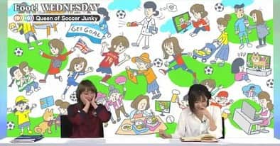 長谷川ゆうさんのインスタグラム写真 - (長谷川ゆうInstagram)「. . J SPORTS「Foot!WEDNESDAY」 初出演の時は代打MCとして。 今回はゲストとして出演することが出来ました！ しかも今回のタイトルは 「Queen of Soccer Junky」 クイーン、、笑 サッカー×女子の特集をしてもらえて本当に嬉しかったです！ そして いちサッカーファンとして憧れていた Foot!の背景にある内巻さんのイラスト ついに私も描いてもらえる時が来ました！ １つ夢が叶った♡ このイラストは永久保存です . 番組では私のサッカーノートと かおりちゃんのスコアブックの一部も公開。笑 キャリックとアンリのちょい妄想トークはカットされてるかな？笑 どきどき . . #football #soccer #サッカー #⚽️」3月20日 22時24分 - haseyuu08