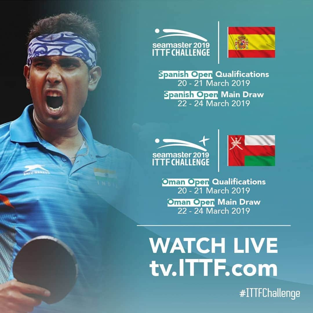 ITTF Worldさんのインスタグラム写真 - (ITTF WorldInstagram)「🤩🤩🤩 2️⃣ for the price of NONE! Catch the 2019 #ITTFChallenge Spanish Open 🇪🇸 & ITTF Challenge Plus Oman Open 🇴🇲 this week LIVE on 📺tv.ittf.com! 🔥🔥🔥 ⠀⠀⠀⠀⠀⠀⠀⠀⠀ @rfetm @omantabletennis」3月20日 16時11分 - wtt