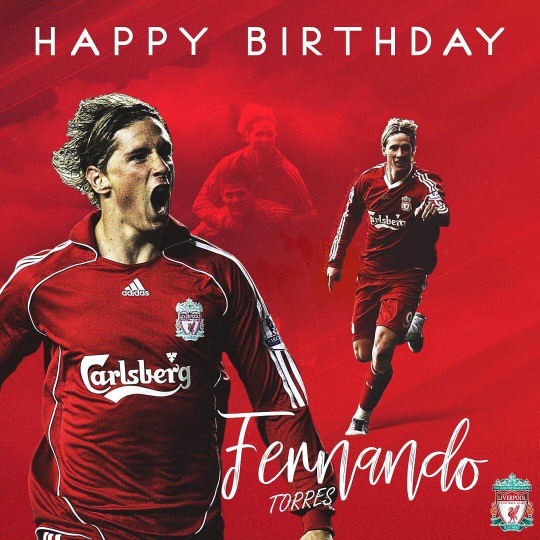 リヴァプールFCさんのインスタグラム写真 - (リヴァプールFCInstagram)「Happy birthday, @fernandotorres! 🎉🎉 #ElNiño」3月20日 16時51分 - liverpoolfc