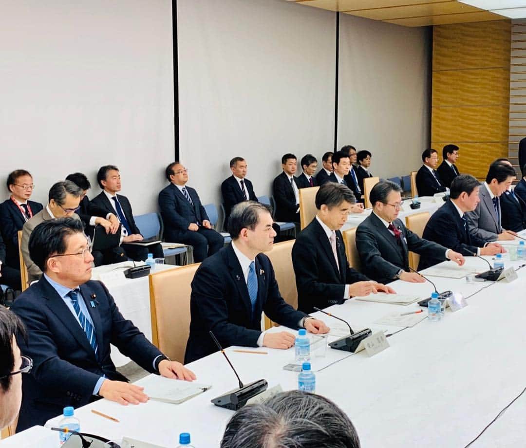 平井卓也さんのインスタグラム写真 - (平井卓也Instagram)「引き続き、官邸で未来投資会議に出席。今日の議題は、全世代型社会保障における疫病・介護の予防・健康インセンティブ。疫病・介護の予防や健康づくりは、個人の幸せのみならず社会保障制度の持続可能性にも繋がります。そのためには、データの活用、成功事例の横展開、ウェアラブル機器の活用等が重要。IT、科学技術、健康医療担当として、関係閣僚と連携して、こうした取組を進めてまいります。 #平井卓也 #未来投資会議 #予防・健康」3月20日 18時30分 - hiratakuchan0125
