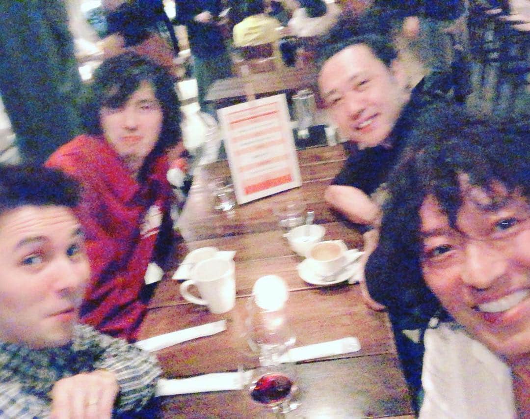 日野賢二さんのインスタグラム写真 - (日野賢二Instagram)「Tonight  3/20(水)David Negrete @Motion Blue Yokohama 横浜 David Negrete(Sax) May Inoue (gtr)  Nobuyuki Komatsu (dr)」3月20日 18時45分 - jinobass
