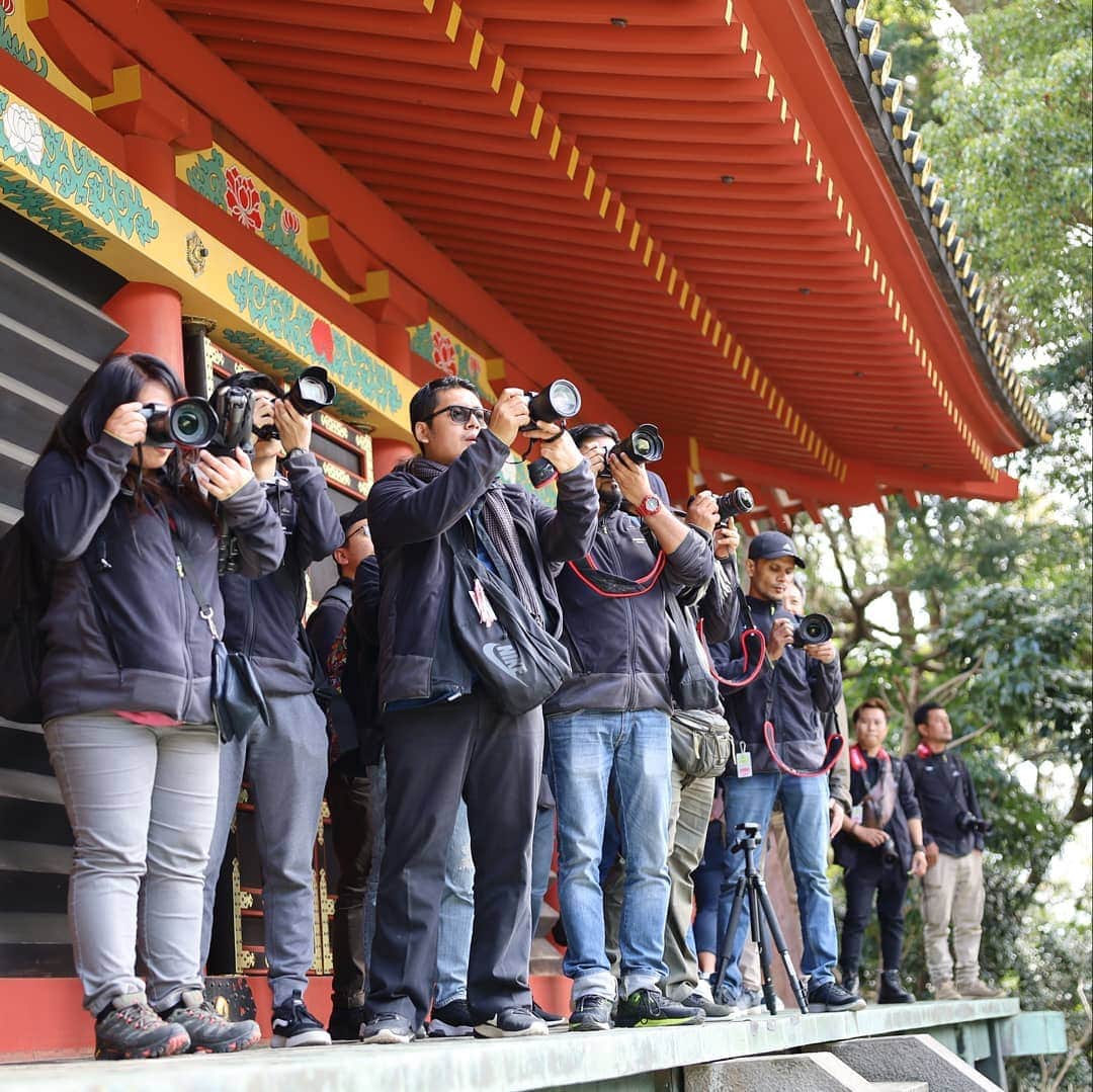 Canon Asiaのインスタグラム：「Happening now: Participants of our Canon PhotoMarathon Asia Championship 2019 trying out the new EOS R and EOS RP to prepare for the big showdown. These talented photographers from all over Asia will be competing in multiple photography challenges around Shizuoka and West Japan. Who will be crowned the winner? Stay tuned as we share more updates from the ground this week! . . #cpmc2019 #canonasia #canonphotography #photography #photographychallenge #canoncamera #japan #travel #canoneosr #canoneosrp #mirrorlesscamera #fullframe」