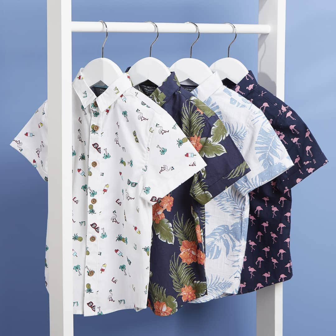 プリマークさんのインスタグラム写真 - (プリマークInstagram)「Aloha 🏝 All-over prints for their little holiday suitcase! Shirts £5/€7 each (Available in: 🇬🇧🇩🇪🇳🇱🇦🇹🇧🇪) #Primark #kidswear #springsummer」3月20日 20時04分 - primark