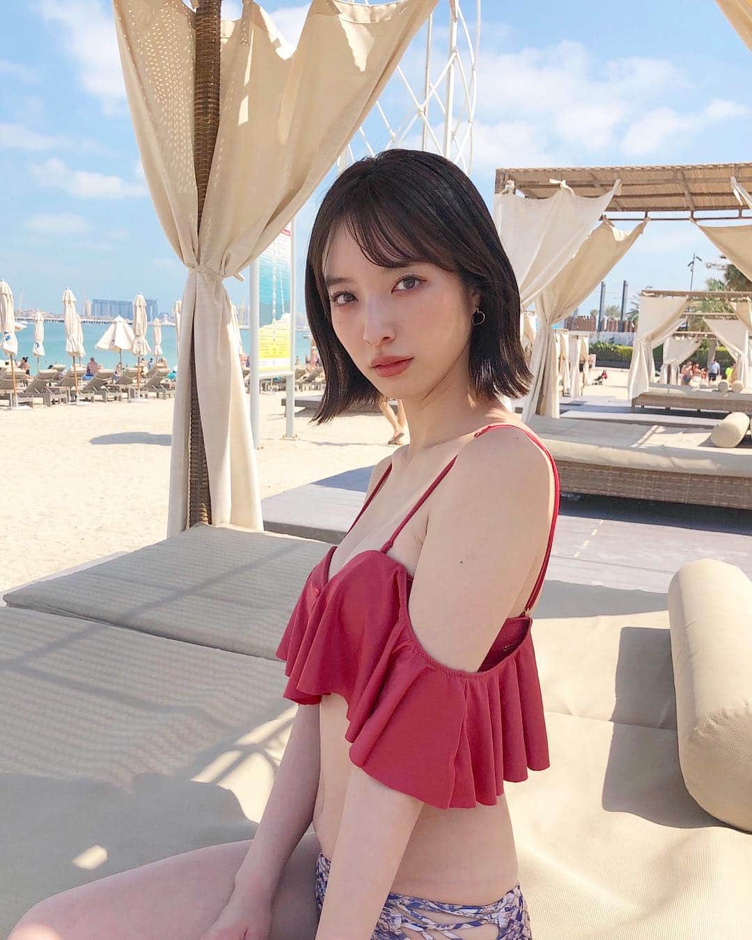 佐藤さきさんのインスタグラム写真 佐藤さきinstagram ドバイのビーチに ビルに囲まれております 27 Thebeachdubai ドバイ Visitdubai Mydubai タビジョ Tabijomap Dubai Ambassador 3月日 時01分 Sakisato29