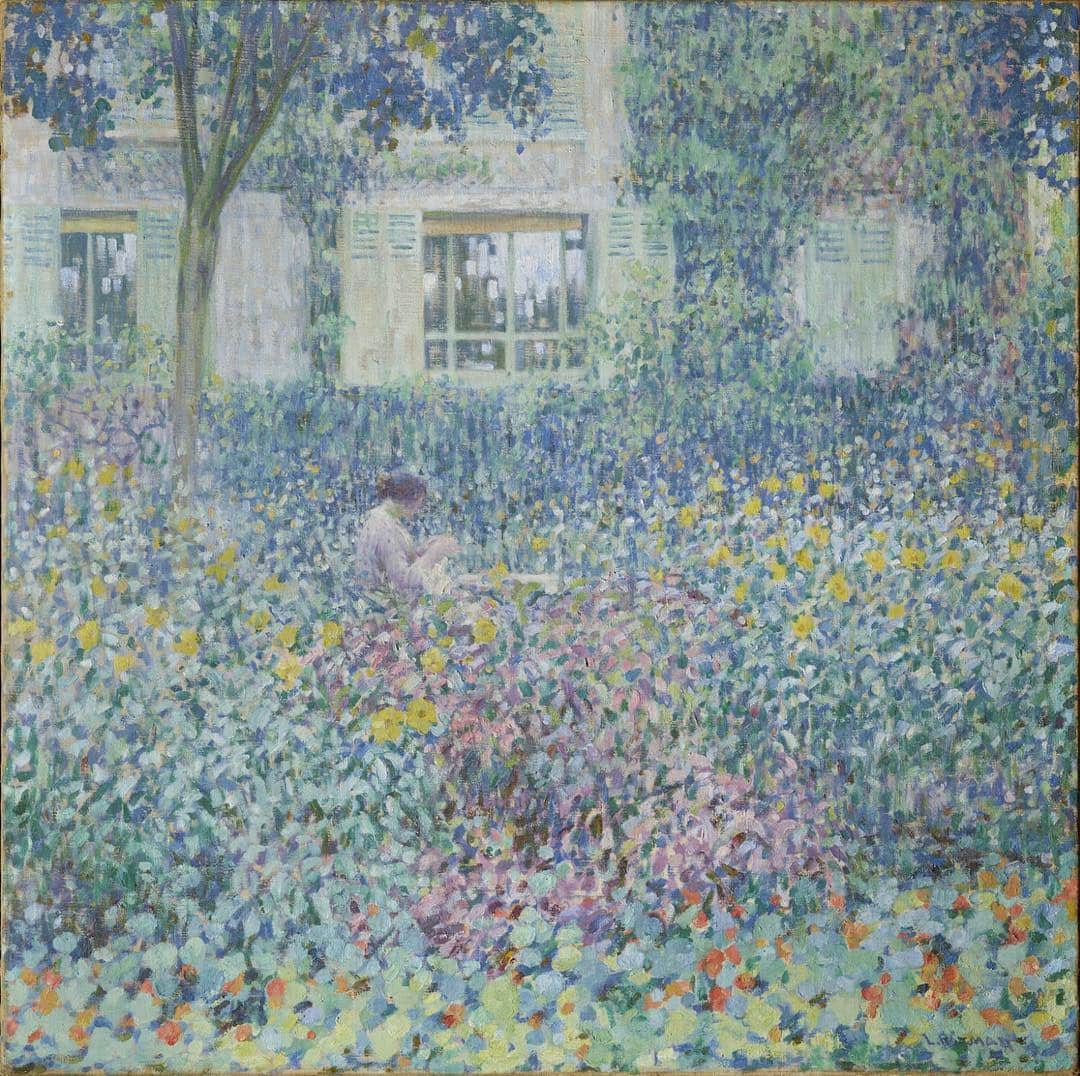 フィラデルフィア美術館さんのインスタグラム写真 - (フィラデルフィア美術館Instagram)「Say goodbye to winter—it is officially spring! #firstdayofspring • “Woman in a Flower Garden," 1914, by Louis Ritman」3月20日 21時01分 - philamuseum