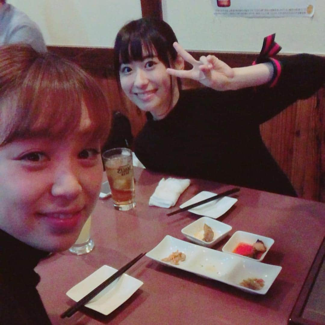 唯月ふうかさんのインスタグラム写真 - (唯月ふうかInstagram)「町屋のみさきちゃんと、韓国料理食べた時のとある動画。 韓国料理好き•̀.̫•́✧ レミゼお稽古で今日は沢山動いたから足が棒( ˙-˙ ) しっかりケアします♪  #レミゼラブル #足が棒 #町屋美咲 ちゃん #韓国料理 #大好き #でも #辛いのは #苦手」3月20日 21時29分 - fuka_yuduki