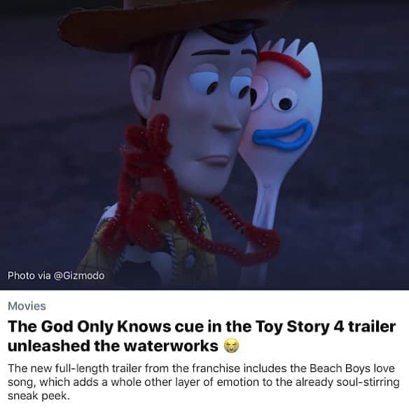 ブライアン・ウィルソンさんのインスタグラム写真 - (ブライアン・ウィルソンInstagram)「"God Only Knows" is used to beautiful effect in the new "Toy Story 4" trailer. Check it out on YouTube. #godonlyknows #thebeachboys #brianwilson #tonyasher #toystory4」3月20日 21時33分 - brianwilsonlive
