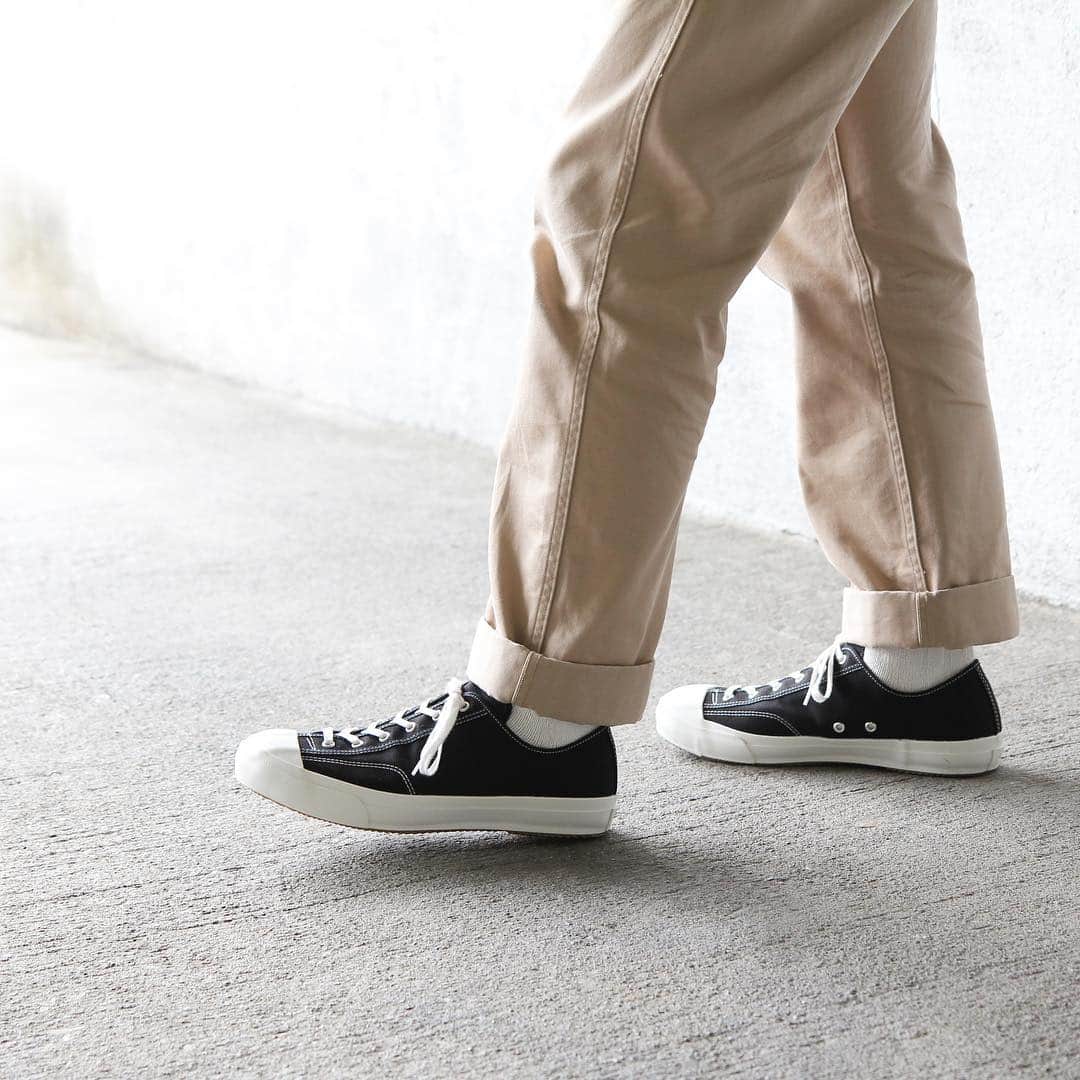 MOONSTARのインスタグラム：「GYM CLASSIC / BLACK #moonstar #finevulcanized #gymclassic #madeinkurume」