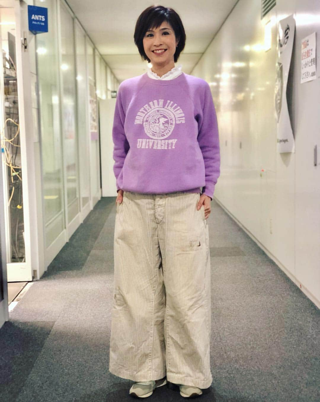 今村涼子さんのインスタグラム写真 - (今村涼子Instagram)「#私服 #春色スウェット #古着スウェット#ビンテージスウェット #大人古着#大人古着女子」3月20日 21時56分 - ryoko.imamu