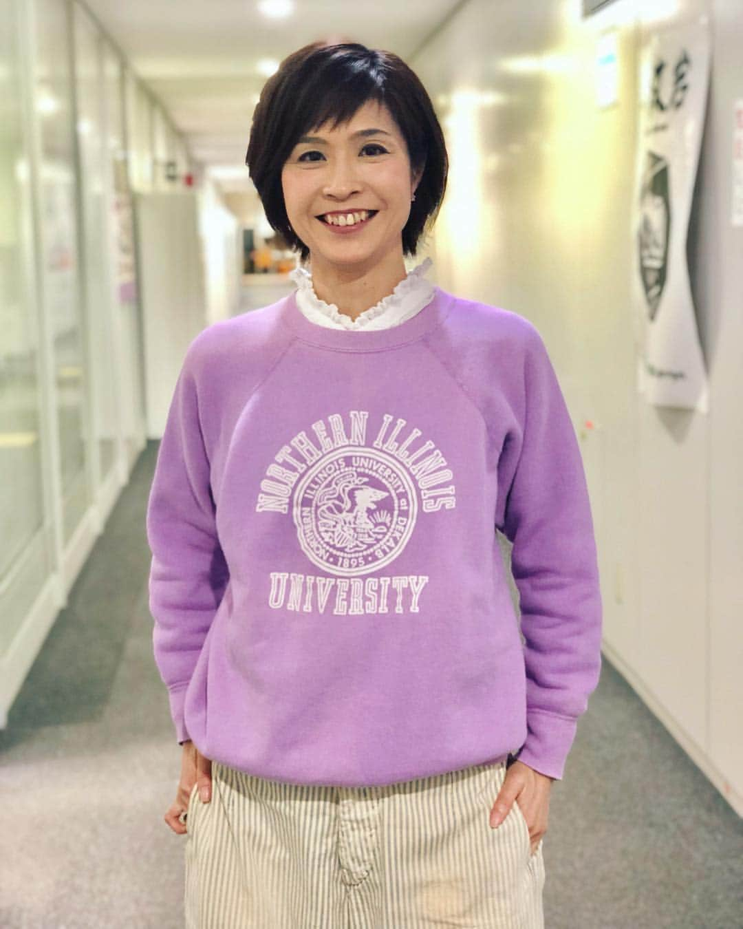 今村涼子さんのインスタグラム写真 - (今村涼子Instagram)「#私服 #春色スウェット #古着スウェット#ビンテージスウェット #大人古着#大人古着女子」3月20日 21時56分 - ryoko.imamu