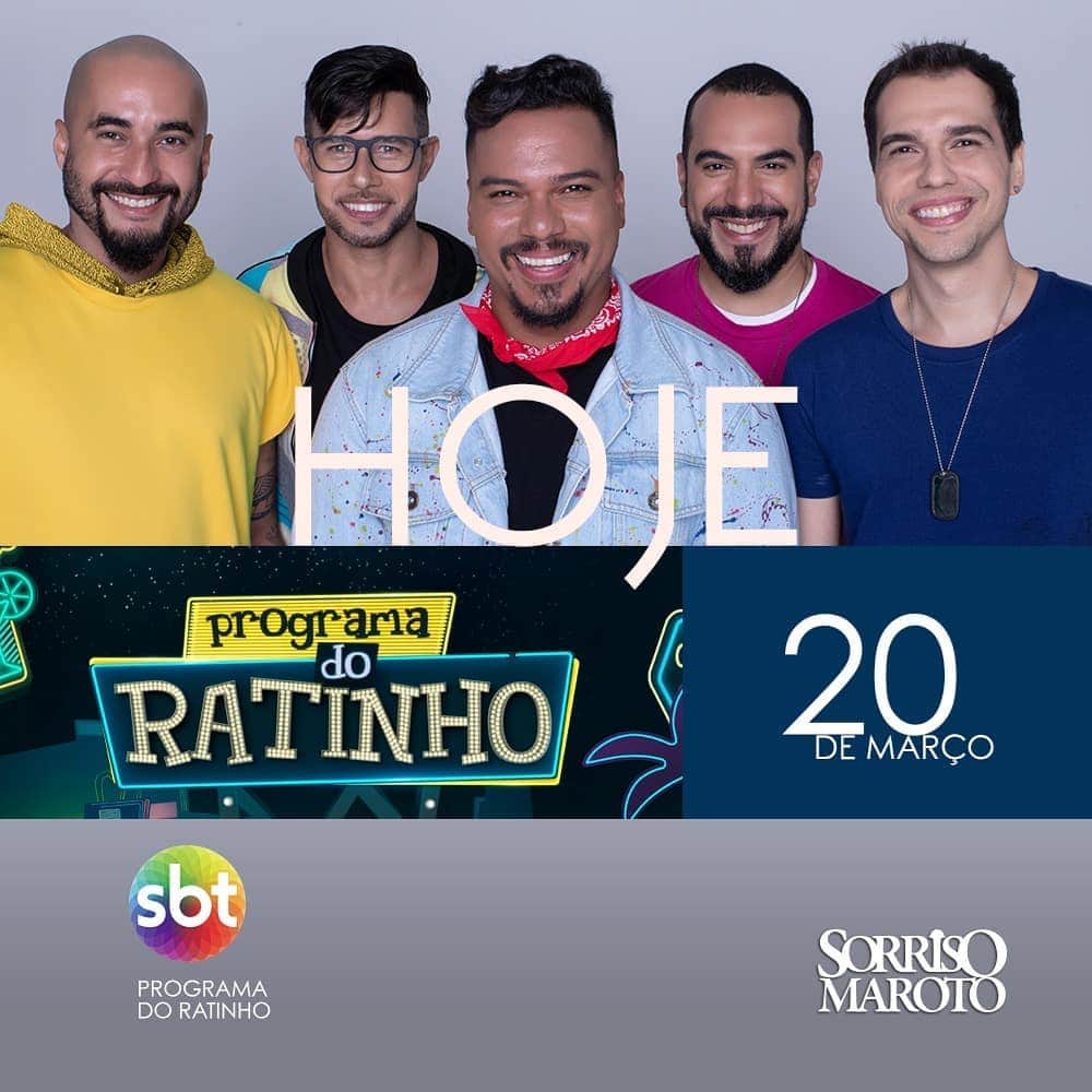 のインスタグラム：「Hoje a gente está @oratinho no @sbtonline! Perde não, hein! 😉 #SorrisoNoRatinho」