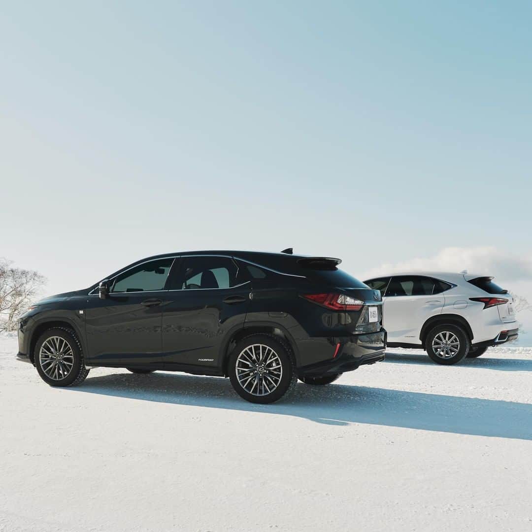 Lexus USAのインスタグラム：「Two hybrids are better than one. #Hybrid #LexusRX 450h F SPORT #LexusNX 300h」