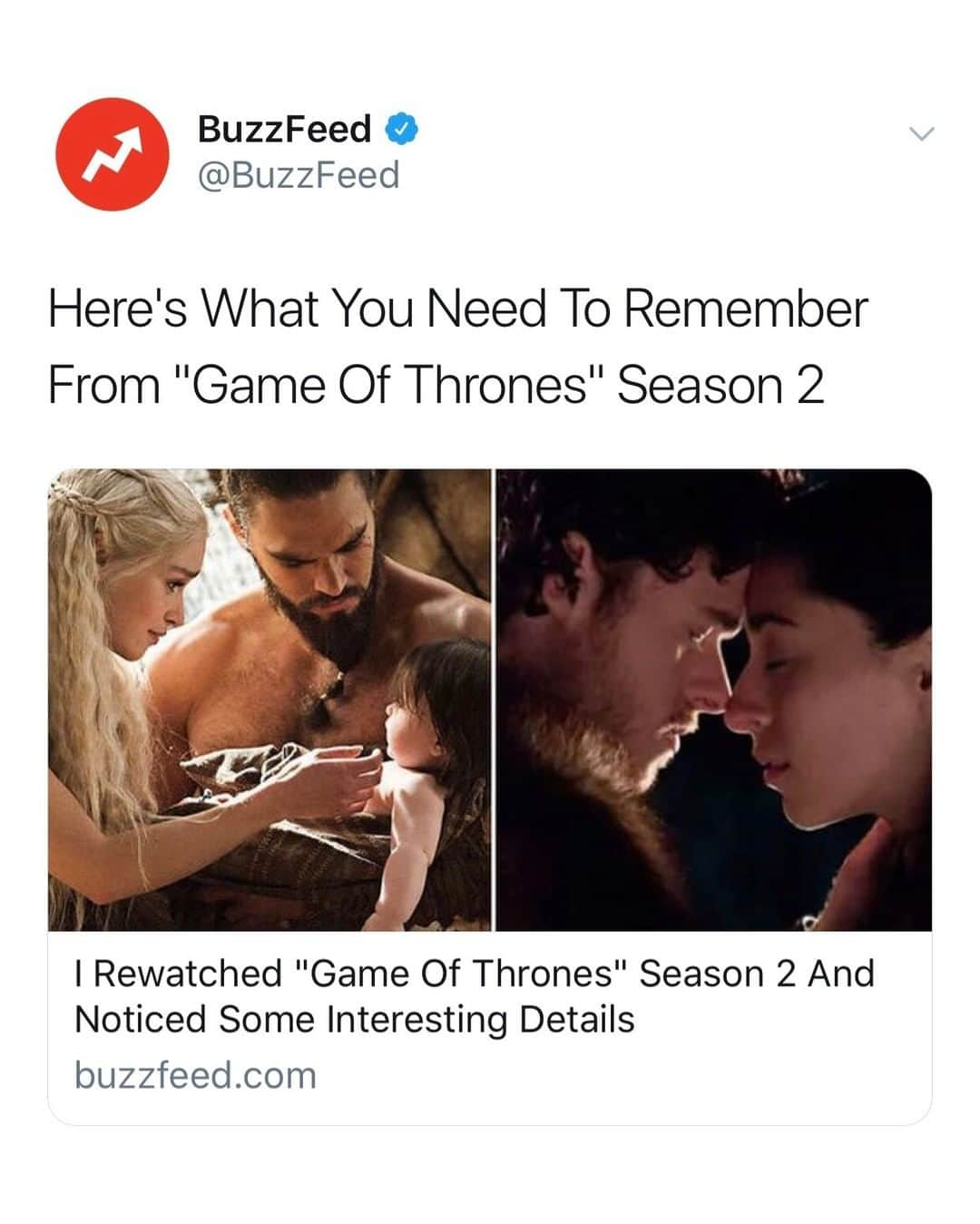 BuzzFeedさんのインスタグラム写真 - (BuzzFeedInstagram)「Do you need a refresher on the past Game Of Thrones seasons? We've got you covered. Here's everything you need to know from Season 2 ⚔️ Link in bio」3月21日 9時00分 - buzzfeed