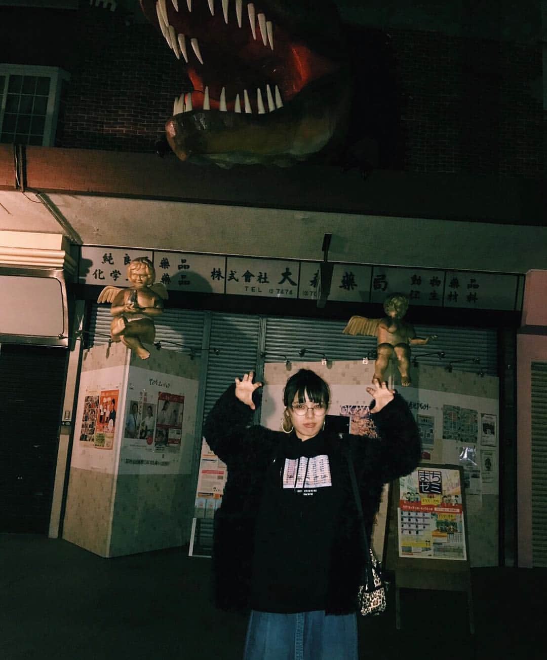 NIKIIEさんのインスタグラム写真 - (NIKIIEInstagram)「春の恐竜おばさん🦕 明日は岡山CRAZY MAMA 2nd @dadaray_ 📷 @etsusha」3月21日 0時00分 - nikiiejp