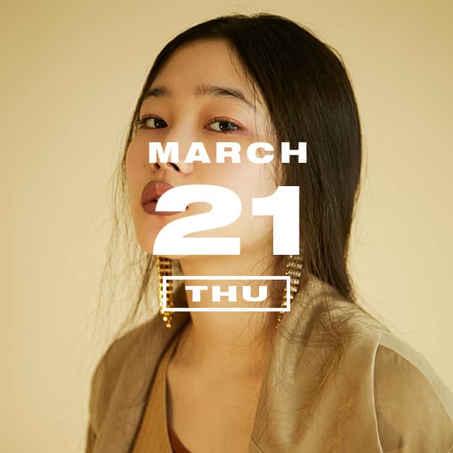 のインスタグラム：「3月21日は 『フランスパンの日』 外はカリっと、中はしっとりふんわり。 ブルスケッタに、ガーリックトースト、サンドイッチ！ 今日はフランスパンのレシピにTRY。  NYLON.JPでは「365日、毎日がアニバーサリー」をテーマに、ファッショナブルでユニークなスタイリングを毎日提案しているよ！  http://www.nylon.jp/365  MODEL: @KAKO__TAKAHASHI #365anniversary #fashion #makeup #beauty #style #今日は何の日 #make  #nylonjapan #nylonjp #coordinated #coordinates #ootd #outfit #coordinate  #photography #beautiful #photooftheday #フランスパンの日 #フランスパン」