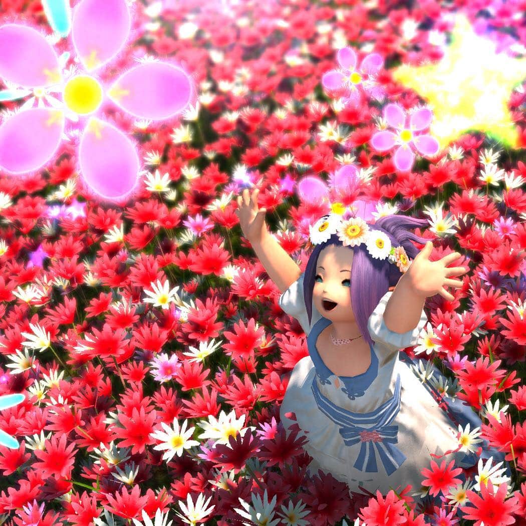 FINAL FANTASY XIVさんのインスタグラム写真 - (FINAL FANTASY XIVInstagram)「What better way to welcome the #FirstDayofSpring than with a splash of color? 🌻  How will you be welcoming Spring in Eorzea this year? #FFXIV #FF14」3月21日 0時24分 - ffxiv