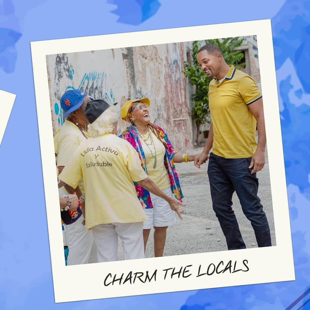 ウィル・スミスのインスタグラム：「You just can't help but smile when Will's around 😀 @WillSmith hits up Cuba in this weeks episode of #WillSmithsBucketList!」