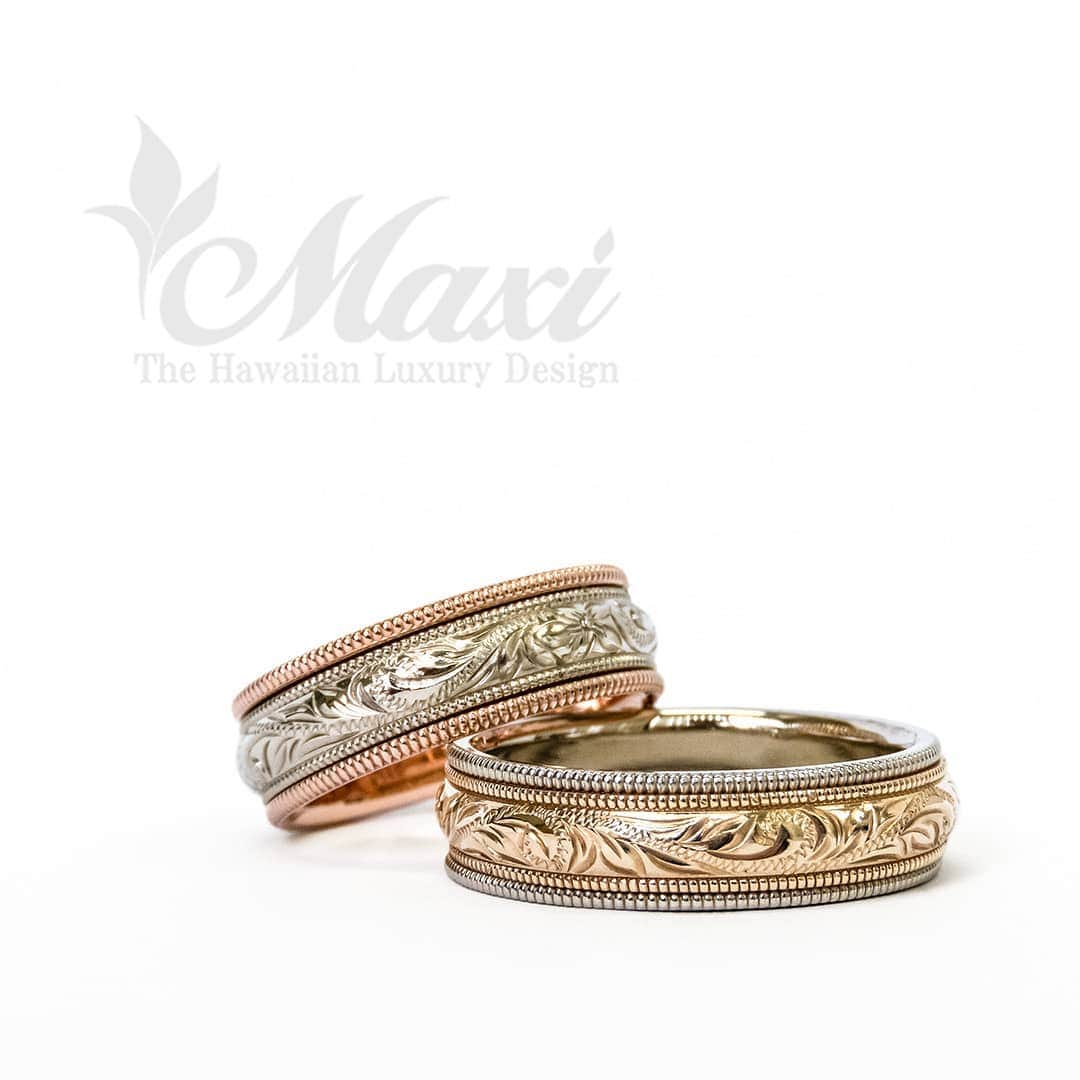 Maxi Hawaiian Jewelryさんのインスタグラム写真 - (Maxi Hawaiian JewelryInstagram)「Forging channel with milgrain rings engraved traditional Hawaiian design🌊🌺🌴🌈🤙✨ #maxi #maxihawaiianjewelry #hawaiianjewelry #hawaiianheirloom #engraving #hawaii #hawaiian #ring #weddingring #weddingband #marriagering #bridalring #マキシ #マキシハワイアンジュエリー #ハワイアンジュエリー #ハワイ #ハワイアン #リング #指輪 #ブライダルリング #ウェディングリング #マリッジリング #結婚指輪  @maxi_press」3月21日 1時24分 - maxi_japan_official