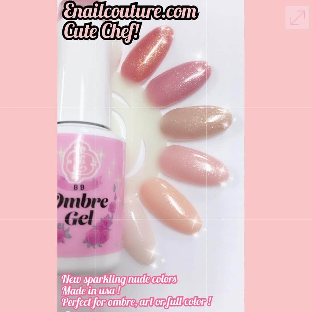 Max Estradaさんのインスタグラム写真 - (Max EstradaInstagram)「https://Enailcouture.com new B.B. ombré gel collection! Cute chef is a brand new sparkling nude gel collection that can be used for ombré, nail art or full color nails ! Made in the USA ! #ネイル #nailpolish #nailswag #nailaddict #nailfashion #nailartheaven #nails2inspire #nailsofinstagram #instanails #naillife #nailporn #gelnails #gelpolish #stilettonails #nailaddict #nail #💅🏻 #nailtech#nailsonfleek #nailartwow #네일아트 #nails #nailart #notd #makeup #젤네일 #glamnails #nailcolor #nailsalon #nailsdid #nailsoftheday https://Enailcouture.com happy gel is like acrylic and gel had a baby ! Perfect no mess application, candy smell and no airborne dust ! https://Enailcouture.com」3月21日 1時35分 - kingofnail