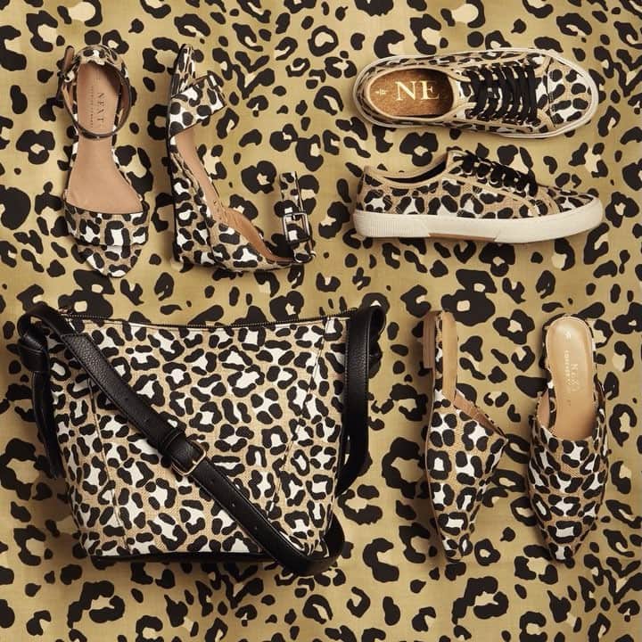 のインスタグラム：「You don't need us to tell you that leopard is TRENDING... but we can help you with how to wear it! 🐾 Make your shoes or accessories the statement of your outfit with our favourite animal print - shop by tapping link on our profile. 🔍 Trainers: 614748 Bag: 630064. #trend #leopard #animalprint #leopardprint #womensfashion #womenstyle #accessories #shoes #shoelove #shoestagram #nextfashion #nextwomen」