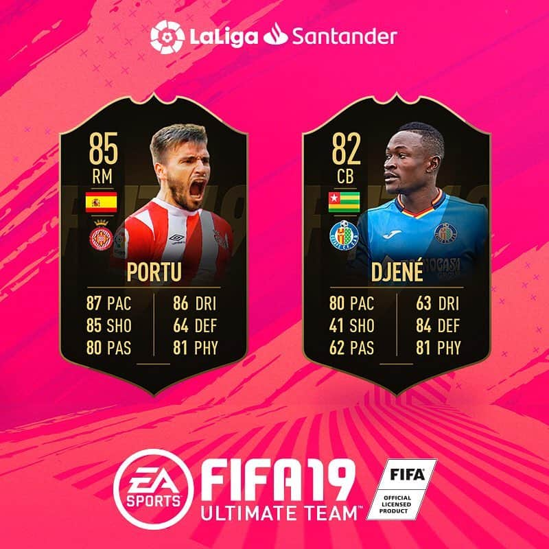 LFPさんのインスタグラム写真 - (LFPInstagram)「@cristianportugues & @dj_ortega21 are in the #TOTW on #FIFA19! 🎮 • #Portu #Girona #Getafe #Easports #LaLigaSantander #LaLiga」3月21日 3時26分 - laliga