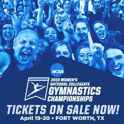 Inside Gymnasticsさんのインスタグラム写真 - (Inside GymnasticsInstagram)「#ad Join the fun and watch the greatest gymnasts compete for it all at the 2019 @ncaa Women's Gymnastics Championship! . . 📆 | April 19-20, 2019 📍 | Fort Worth Convention Center Arena #NCAAGym #insidegym #gymnastics」3月21日 3時32分 - insidegym