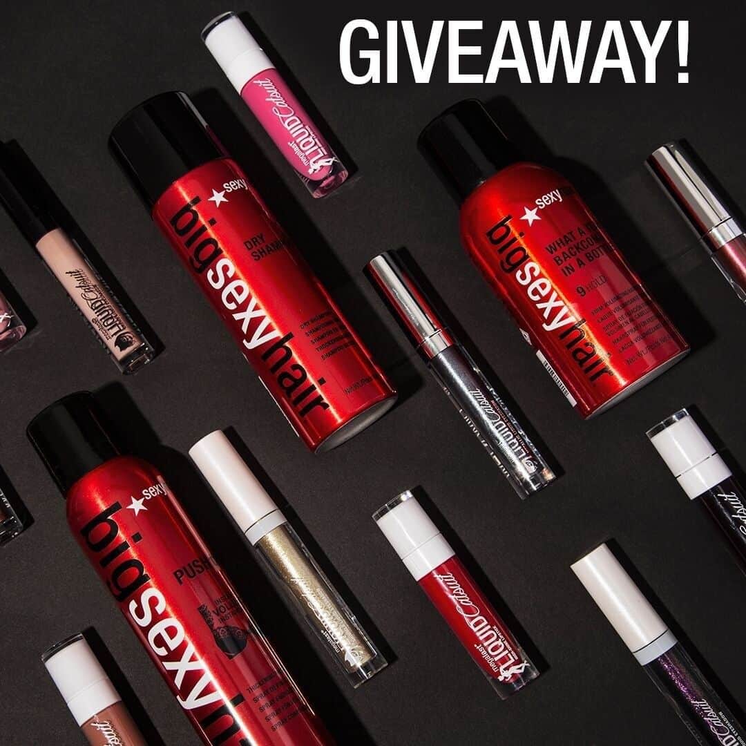 wet'n wild beautyさんのインスタグラム写真 - (wet'n wild beautyInstagram)「❤️It's time for a BIG, SEXY giveaway!!❤️⠀⠀⠀⠀⠀⠀⠀⠀⠀ We have teamed up with @sexyhair to giveaway the ENTIRE #BigSexyHair Collection as well as our ENTIRE family of Mega Last Liquid Catsuit High-Shine Lipsticks and Mega Last Liquid Catsuit Liquid Eyeshadows! Do you want to win this unbelievably good prize? Rules are below:⠀⠀⠀⠀⠀⠀⠀⠀⠀ ⠀⠀⠀⠀⠀⠀⠀⠀⠀ 1. Follow @wetnwildbeauty and @sexyhair⠀⠀⠀⠀⠀⠀⠀⠀⠀ 2. Like this post! We're checkin' 😉⠀⠀⠀⠀⠀⠀⠀⠀⠀ 3. Comment your favorite product from either collection!💄⠀⠀⠀⠀⠀⠀⠀⠀⠀ *For EXTRA entries, tag a friend who would want to win this too!*⠀⠀⠀⠀⠀⠀⠀⠀⠀ **Open to US residents only! Giveaway Closed.**⠀⠀⠀⠀⠀⠀⠀⠀⠀ ⠀⠀⠀⠀⠀⠀⠀⠀⠀ #wetnwildbeauty #crueltyfree #makeup #beauty」3月21日 4時03分 - wetnwildbeauty