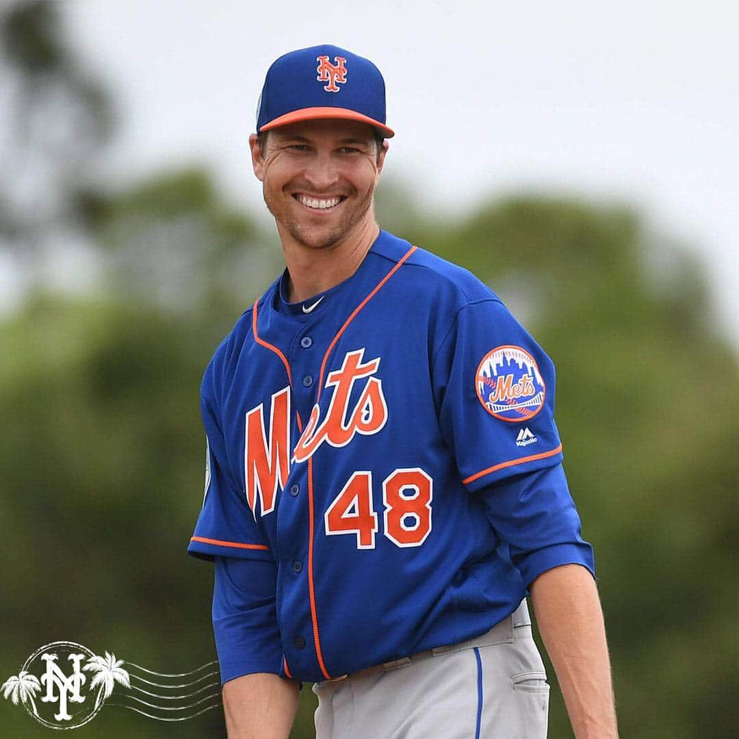 ニューヨーク・メッツさんのインスタグラム写真 - (ニューヨーク・メッツInstagram)「Can we ever really post too many photos of Jacob deGrom? #LGM #Mets #deGrominant」3月21日 6時22分 - mets