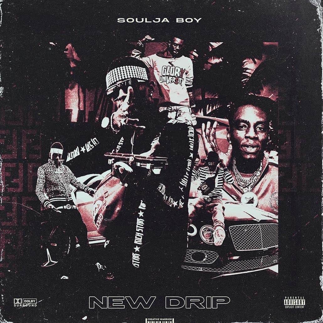 のインスタグラム：「Stream #SouljaBoy #NewDrip 💧On @applemusic @itunes https://itunes.apple.com/us/album/new-drip-single/1456896541 💧💧💧💧💧💧❗️🔥🔥」