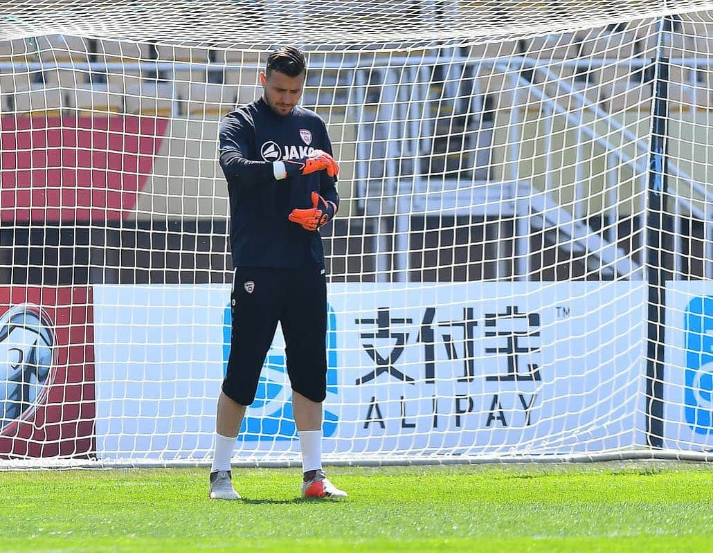 ストール・ディミトゥリエフスキさんのインスタグラム写真 - (ストール・ディミトゥリエフスキInstagram)「Focus 👀🇲🇰 @euro2020 #SD1 #euro2020」3月21日 7時02分 - stole_gk