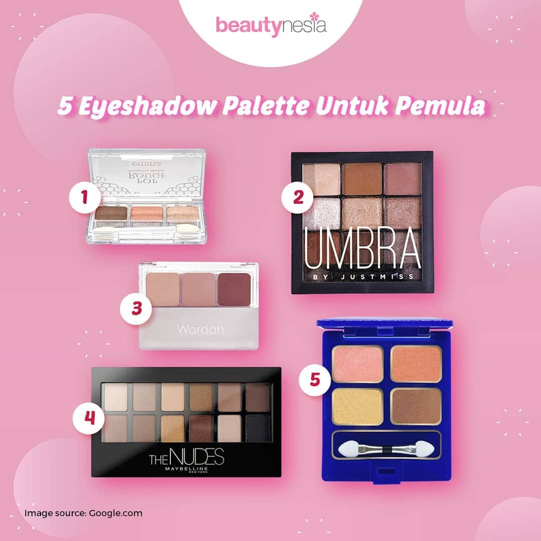 Beauty | Health | Fashionさんのインスタグラム写真 - (Beauty | Health | FashionInstagram)「Teruntuk Ladies yang pemula dalam hal makeup dan kesulitan memilih kombinasi warna eyeshadow yang pas, Beautynesia mau rekomen nih palet warna eyeshadow natural yang bisa kamu coba! . . 1. Emina Pop Rouge Pressed Eye Shadow - Nude 2. Justmiss Umbra Eyeshadow - Tease 3. Wardah Eyeshadow - G 4. Maybelline Eyeshadow Palette - The Nudes 5. Inez Colour Contour Plus Eyeshadow – 05 Venice . . Warna eyeshadow dengan nuansa brown dan peach bisa menjadi pilihan yang aman untuk tampilan make up natural sehari-hari!  Apa eyeshadow favorit kamu nih Ladies?  #Beautynesia #BeautynesiaID #EyeshadowPalette #WarnaEyeshadow」3月21日 17時17分 - beautynesia.id