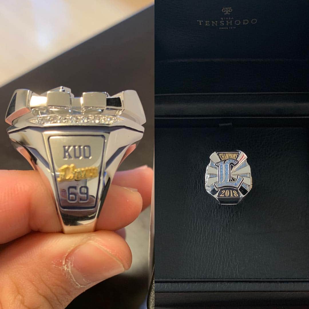 郭俊麟のインスタグラム：「人生第一個冠軍💍  繼續努力朝向下一顆邁進👏」