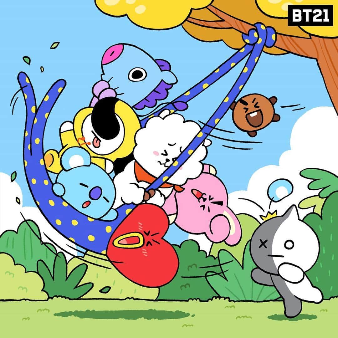 BT21 Stars of tomorrow, UNIVERSTAR!のインスタグラム