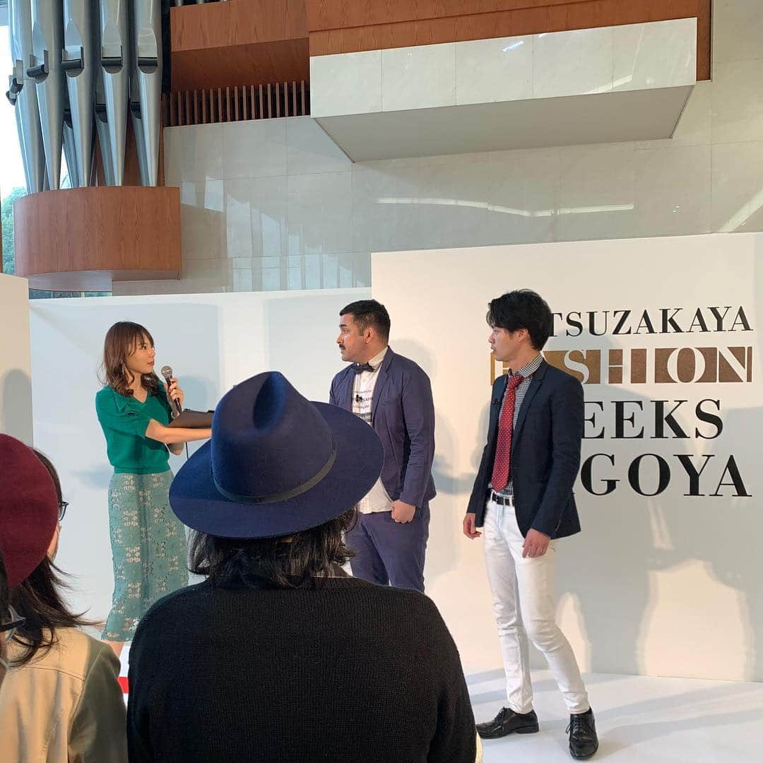 加藤里奈（カトリーナ）さんのインスタグラム写真 - (加藤里奈（カトリーナ）Instagram)「👨🏻👩🏻👦🏻🎙 今日『MATSUZAKAYA FASHION WEEKS NAGOYA』 のMCをさせて頂きました🎤 ライブ&トークショーのスペシャルゲストは、 デニスのお二人👨🏻👦🏻 . ネタもめちゃ面白くて大盛り上がりでした🤣 . お二人のお人柄にも惹かれました☺️ またライブ観に行きたい！！！ . デニスさんありがとうございました😘🙏 . . #松坂屋名古屋店 #松坂屋 #matsuzakayafashionweeksnagoya #ファッション #ファッション好きな人と繋がりたい #ファッションショー #gucci #fashionshow #トークショー #デニス #お笑い #芸人 #お笑い芸人 #お笑いライブ #名古屋 #MC #司会 #アナウンサー #キャスター #愛知」3月21日 18時07分 - rinakatoktriiina