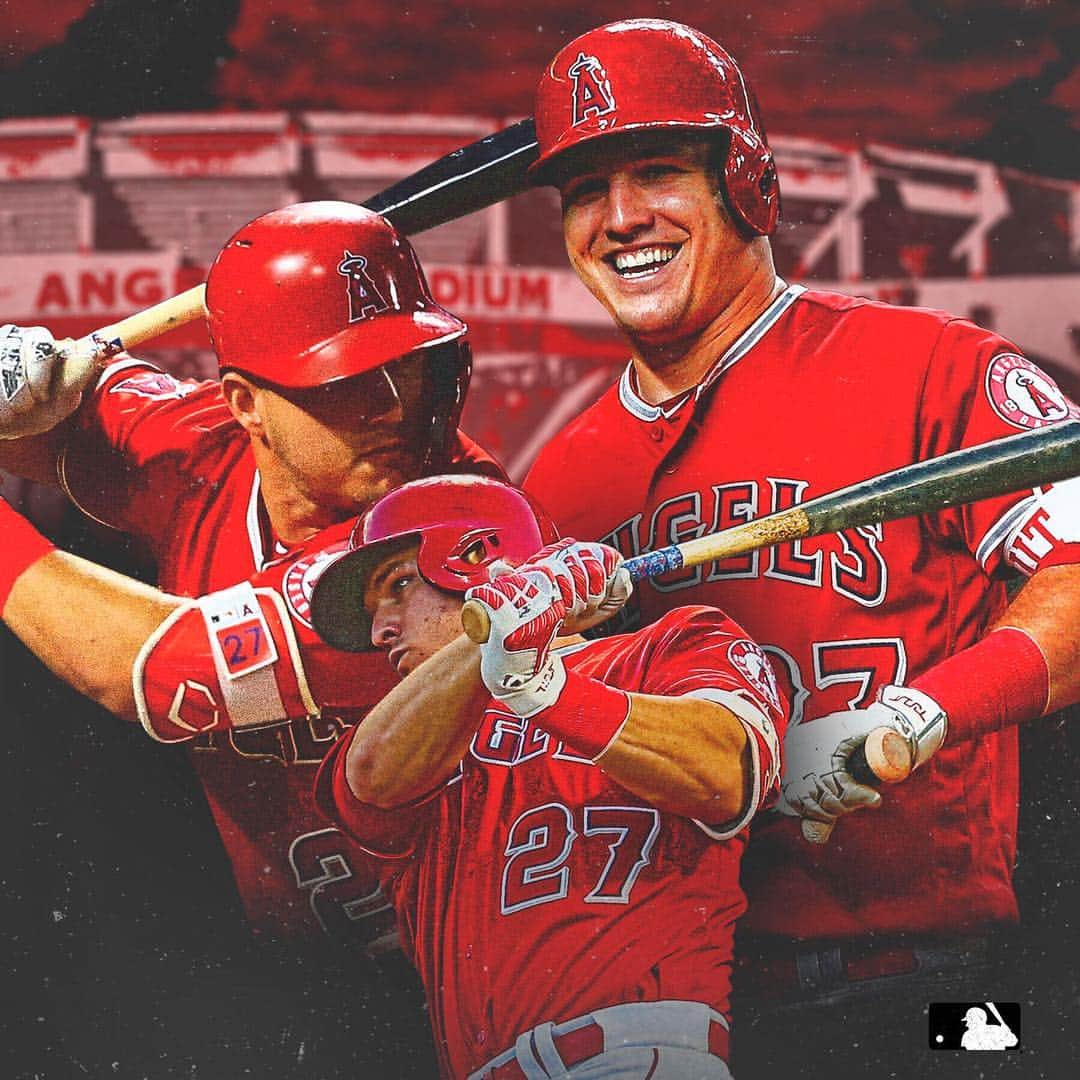 MLBさんのインスタグラム写真 - (MLBInstagram)「Trout by the dozen for the @Angels.」3月21日 11時10分 - mlb