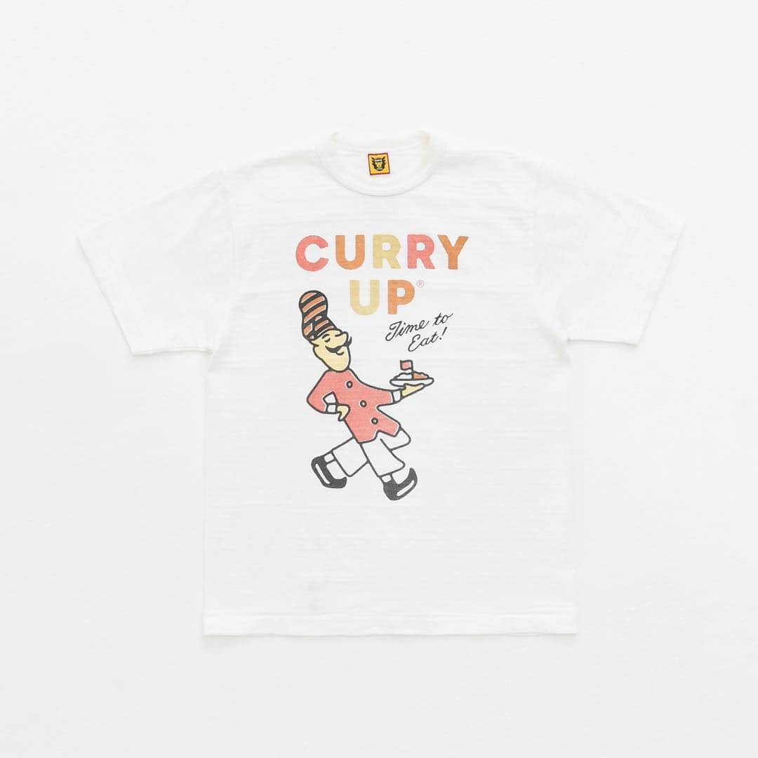 HUMAN MADEさんのインスタグラム写真 - (HUMAN MADEInstagram)「NEW T SHIRTS now online and in store www.humanmade.jp international shipping available. @curryuphurryup #curryup」3月21日 11時53分 - humanmade