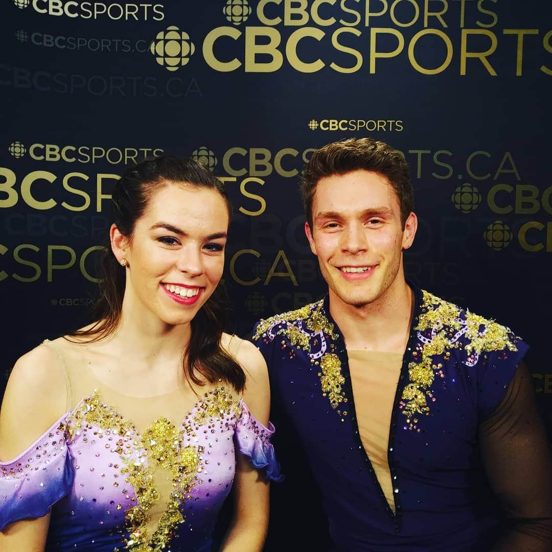 PJクォンさんのインスタグラム写真 - (PJクォンInstagram)「This is what success looks like! SB scores in FP and total score for @evelynwalsh_ and @trenntmichaud #worldfigure #CBCskate」3月21日 12時16分 - pjkwong