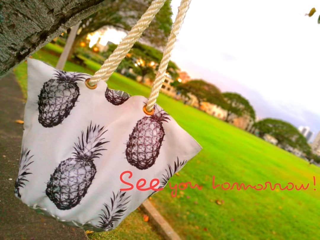 Moco Lima Hawaiiさんのインスタグラム写真 - (Moco Lima HawaiiInstagram)「Bucket Tote Pineapple, Made by Moco #sunset#awesome#color#beautiful#wonderful#sky#relaxing#calming#wednesday#black#pineapple#hawaii#mocolima#today#spring#今日の日はさようなら#また明日#水曜日#いつもの風景#穏やかな時間#春休み」3月21日 12時37分 - mocolimahawaii