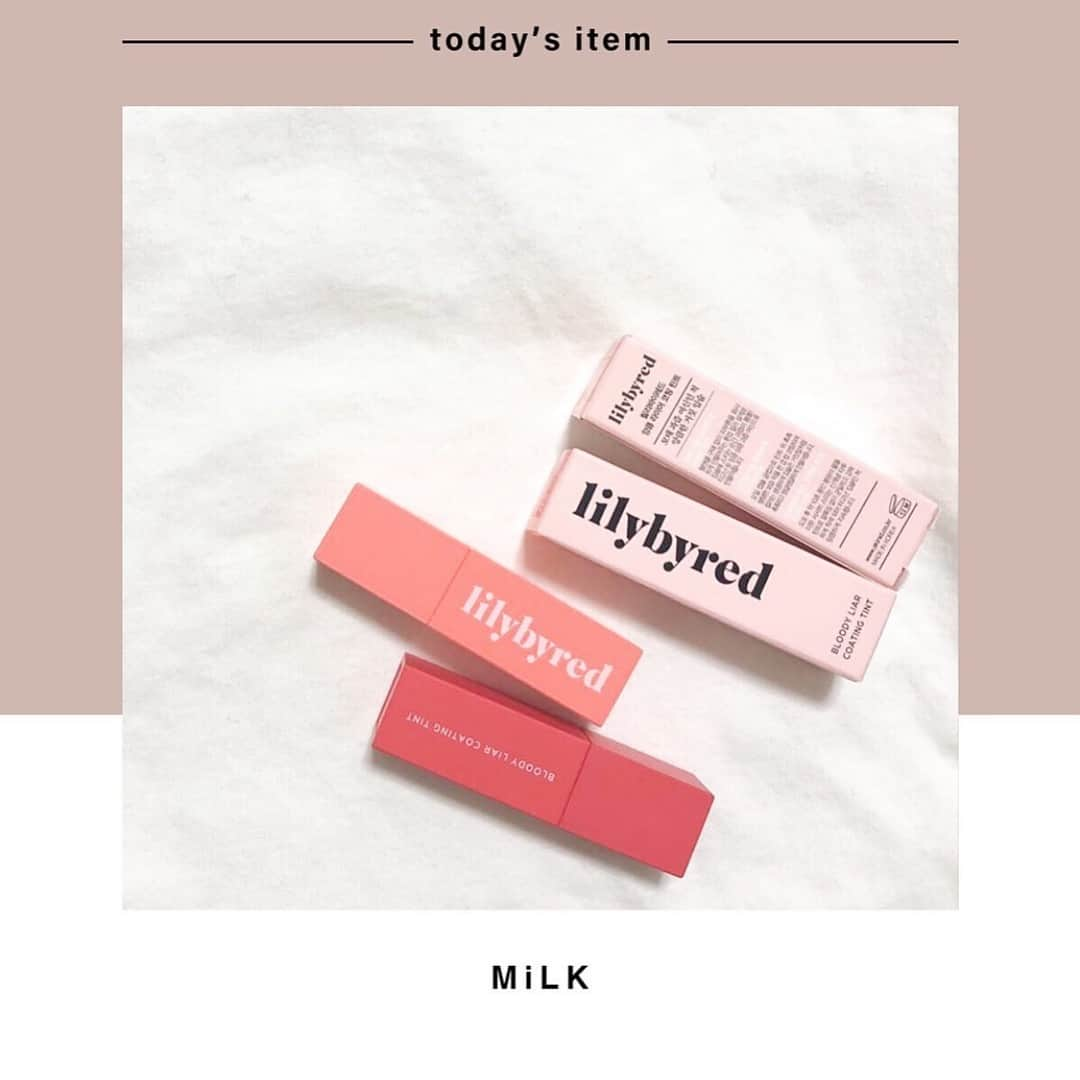 MOVE / ムーブさんのインスタグラム写真 - (MOVE / ムーブInstagram)「lilybyred ✅﻿﻿﻿ Mood Liar Velvet Tint﻿﻿﻿ ¥ 3,150（編集部調べ）﻿﻿﻿ ﻿﻿﻿ 大人気の韓流アイドルが使っているという噂の「ヒョンビンリップ」﻿﻿﻿ 韓国のなんと男性のシンガー”クォンヒョンビン ”さんプロデュース♡﻿﻿﻿ パッケージは揃えたくなる様な可愛さで本国、韓国では﻿﻿﻿ 今一番、”人気になりはじめているリップ”かもしれません・・・♪﻿﻿﻿ 「今日いつもと、雰囲気違うね！」と言われるかもしれない﻿﻿﻿ 軽くてマットなのに乾燥しない、そして長く持つ韓国リップです◎﻿﻿﻿ ﻿ ﻿ ＿＿＿＿＿＿＿＿＿＿＿＿＿＿＿＿＿＿＿＿＿＿＿＿＿＿﻿﻿﻿ ﻿﻿﻿ MiLK毎日プレゼントキャンペーン中♡﻿﻿﻿ MiLKをフォローしてキャンペーン投稿にいいねをすると抽選でにコスメをプレゼント♡﻿﻿﻿ ※この投稿は違います﻿ ➡当選発表はインスタグラムのDMにて当選者様だけにご連絡いたします！﻿ ﻿﻿﻿ ＿＿＿＿＿＿＿＿＿＿＿＿＿＿＿＿＿＿＿＿＿＿＿＿＿＿﻿﻿﻿ ﻿﻿﻿ Photo By @riii_iiika　﻿ ﻿ #美容#コスメ#美容好き#cosmetics#beauty#コスメ好きさんと繋がりたい#コスメ垢#こすめ#化粧品大好き﻿ ﻿ #韓国コスメ #韓国  #메이크업 #립스타그램 #맞팔 #소통 #﻿ ﻿ #おしゃれさんと繋がりたい﻿ #写真好きな人と繋がりたい」3月21日 13時04分 - milkmag_official