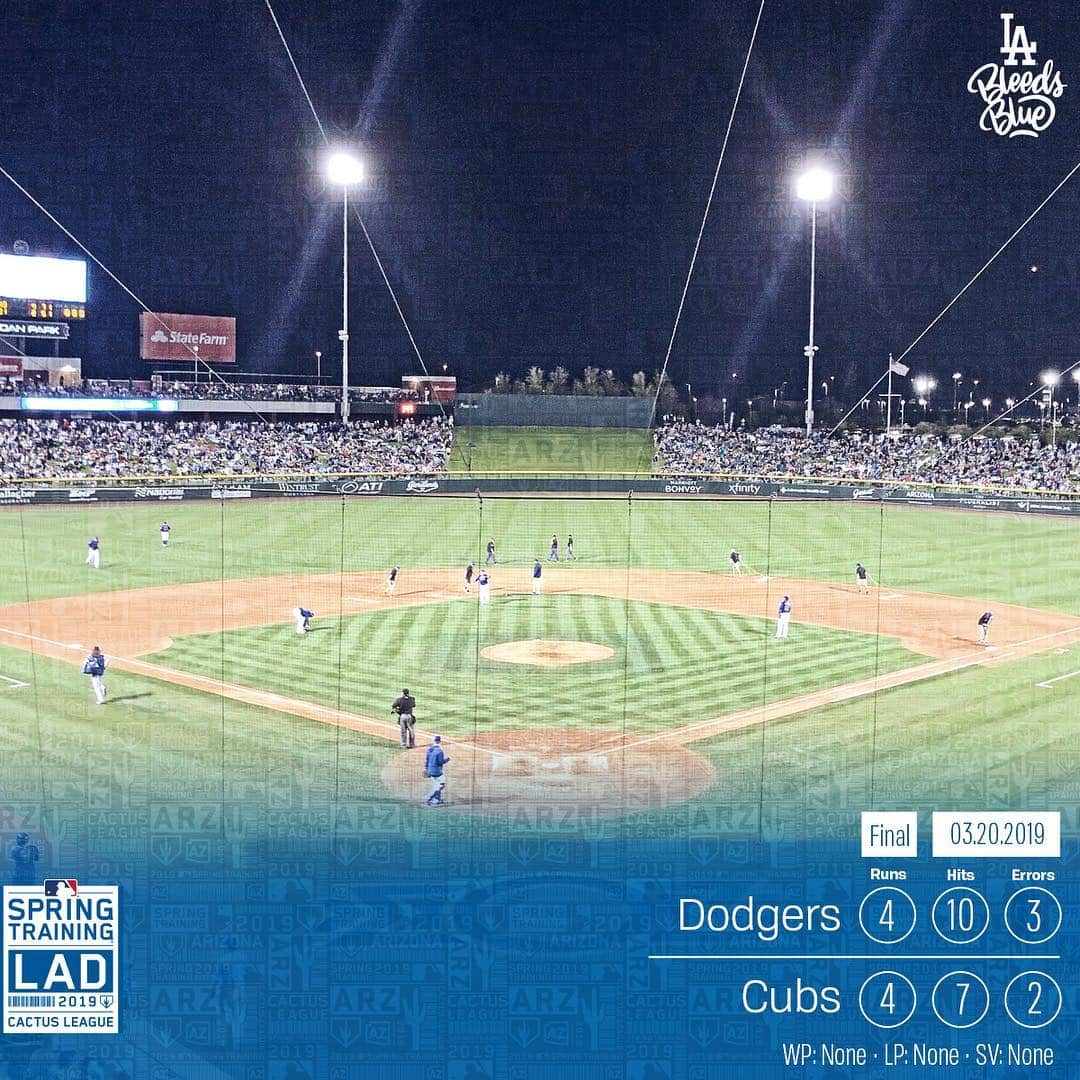 Los Angeles Dodgersのインスタグラム