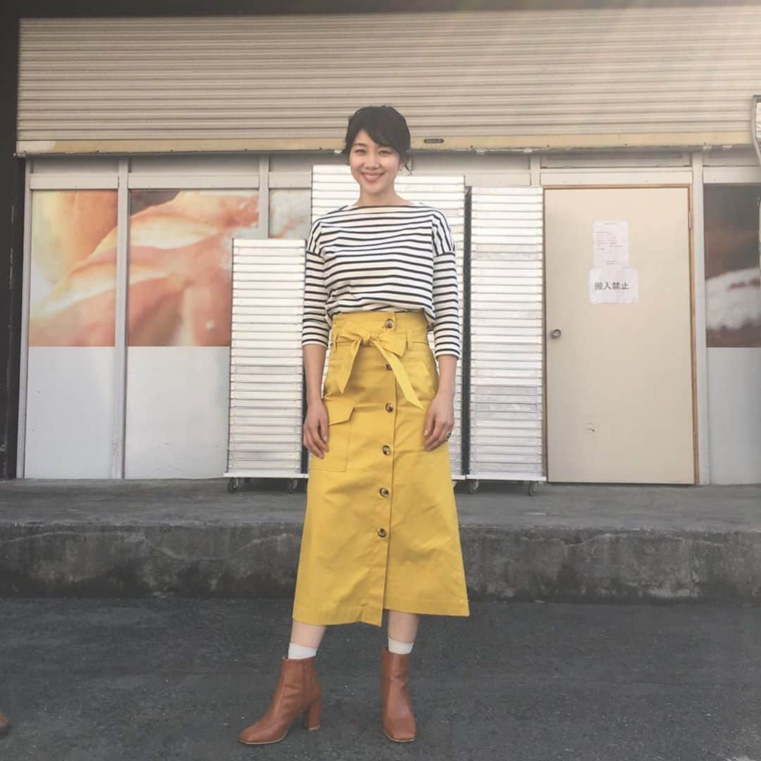 潮田玲子さんのインスタグラム写真 - (潮田玲子Instagram)「今日はコンさんとロケへ😊 お天気も良くてロケ日和😍🙌 #ぞっこん九州 #rkb #福岡のパン屋さん #伊三郎パンへ #のぶちゃんまん」3月21日 15時30分 - reikoshiota_official