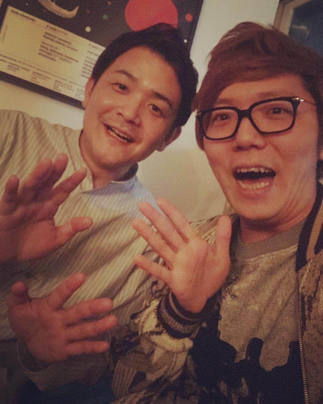 HIKAKINのインスタグラム：「クセが強くなく、めちゃくちゃ優しい方でした（笑）ワイン飲みながら色んなこと語りました🍷  #ヒカキン #千鳥」