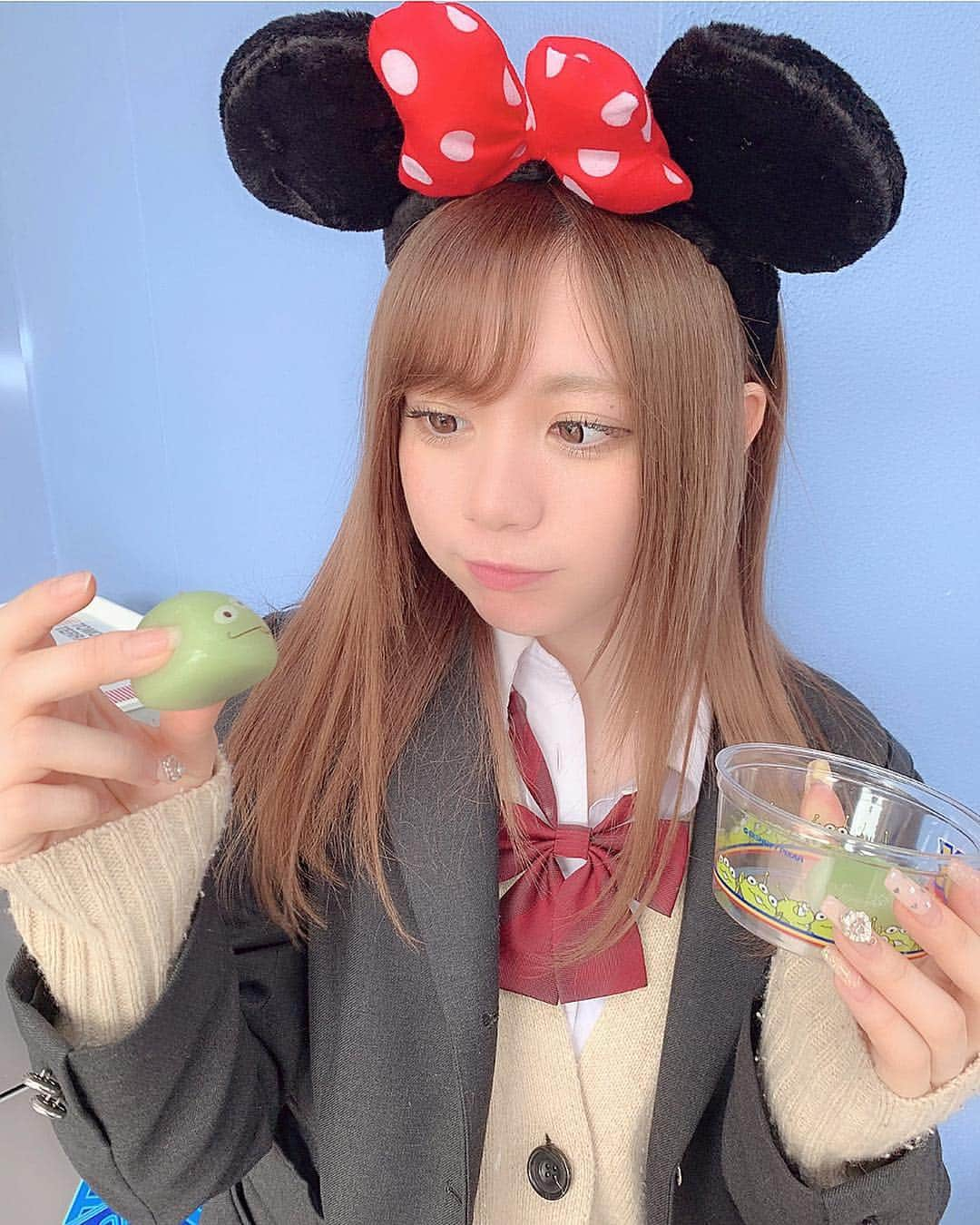 若林萌々さんのインスタグラム写真 - (若林萌々Instagram)「りとるぐりーまん🍈🍈」3月21日 16時25分 - wakabayashimomo