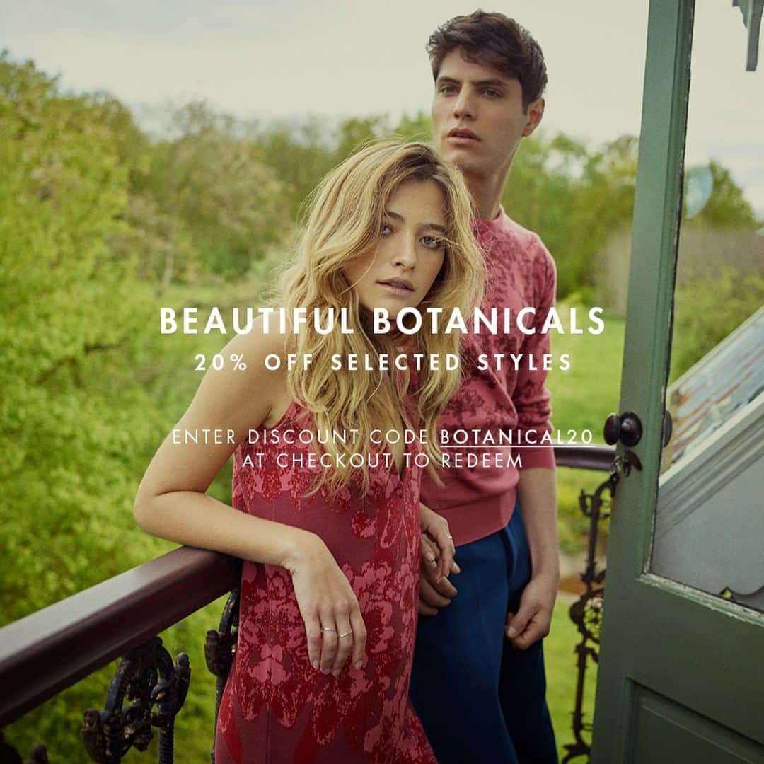 ジョンスメドレーさんのインスタグラム写真 - (ジョンスメドレーInstagram)「SALE 20% off selected styles - Shop our Beautiful Botanicals online now. #BeautifulBotanicals #Sale」3月21日 19時07分 - johnsmedleyknitwear
